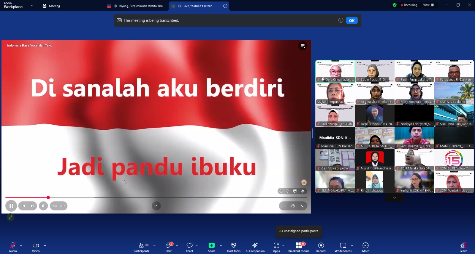 Sosialisasi Pengisian Instrumen IPLM & Instrumen Akreditasi Perpustakaan Sekolah Dan Umum Tahun 2025 Kota Administrasi Jakarta Timur